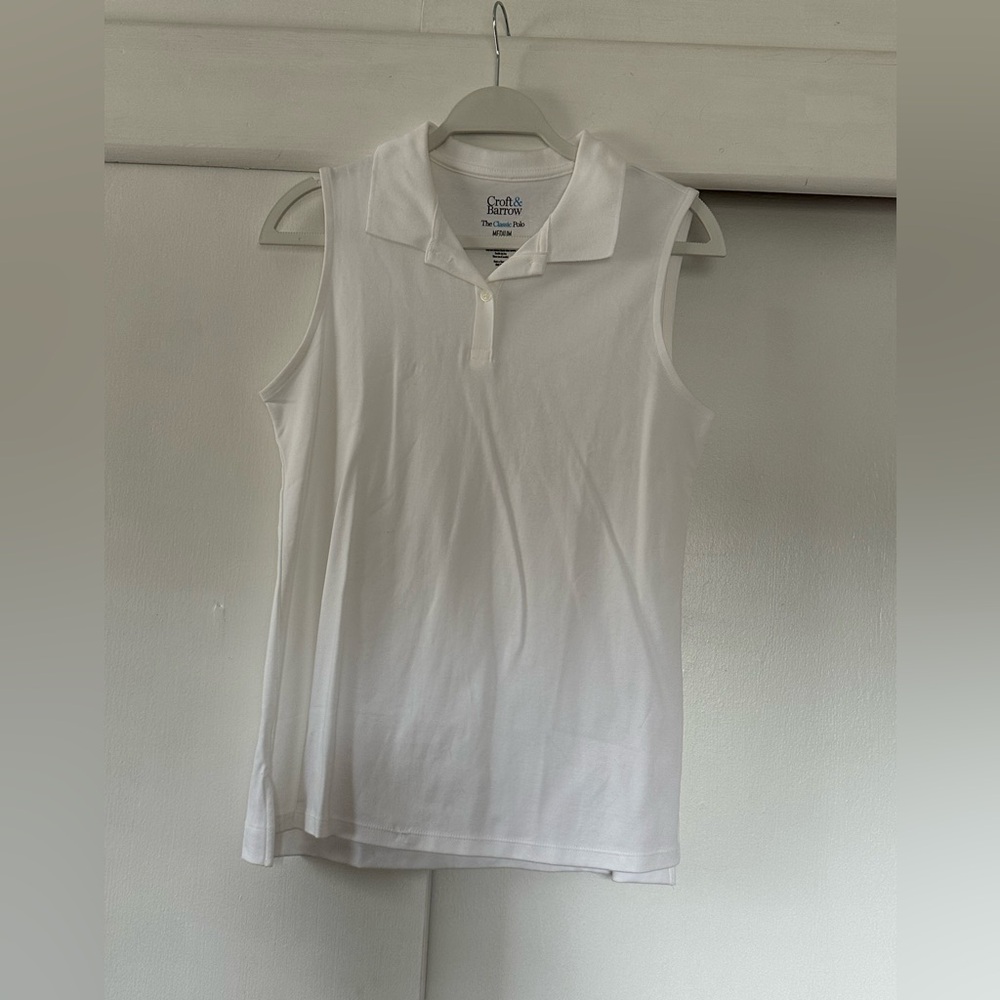 Croft & Barrow Women's Classic White Tank Top